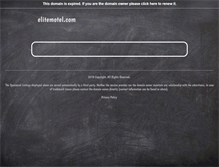 Tablet Screenshot of elitemotel.com